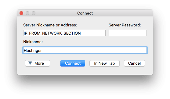 Mac Üzerinde TS3 sunucusuna bağlanma