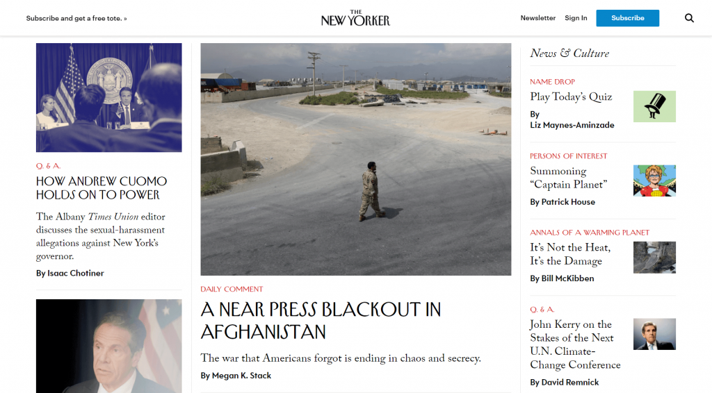 The New Yorker - WordPress Sitesi