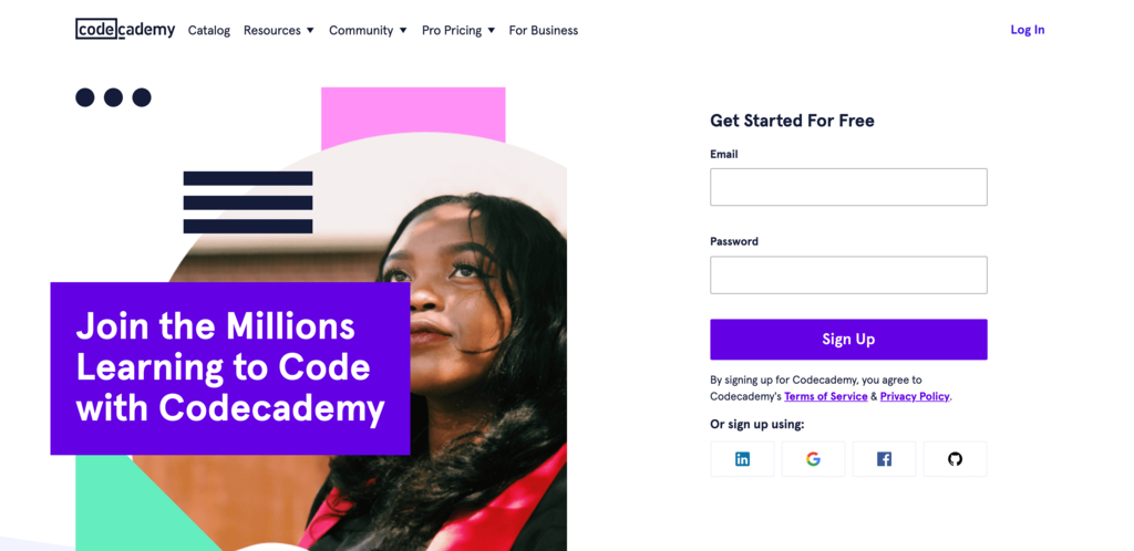 Code Academy, yazılım öğrenme sitesi