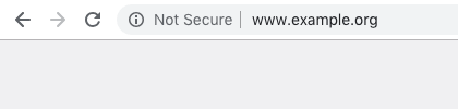 Chrome içinde SSL olmadığında ortaya çıkan güvenli değil uyarısı