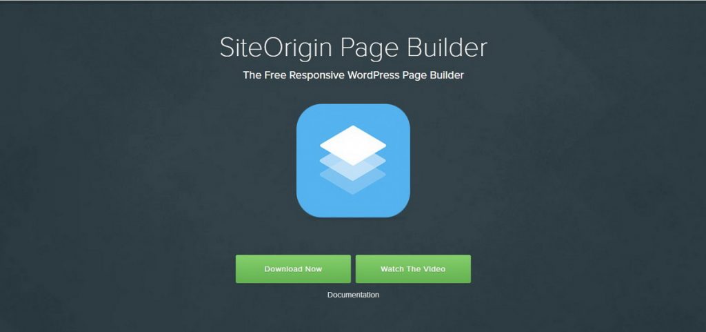 SiteOrigin WordPress page builder demo ekran görüntüsü