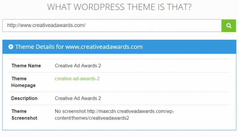 What WordPress Theme Is that WordPress tema bulma aracı
