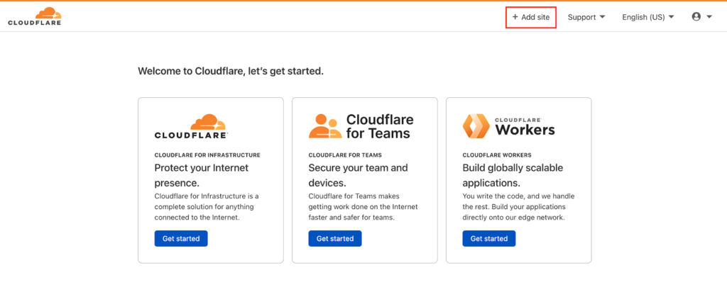 cloudflare site ekleme
