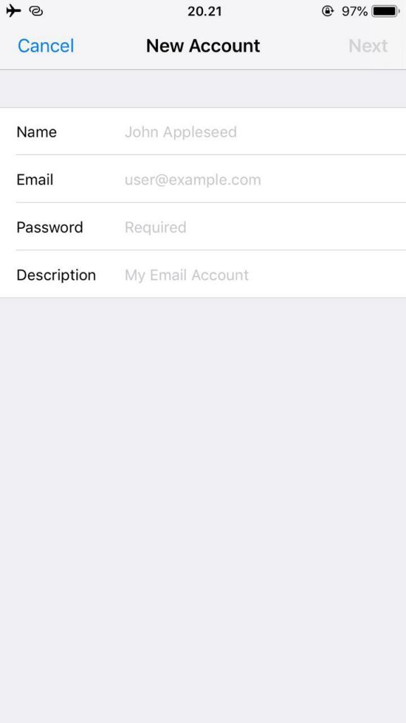 iPhone mail kurulumu: Eposta hesabı bilgilerinizi girme