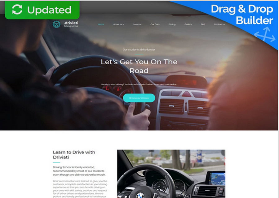 Sürücü Kursu Web Sitesi Tasarımı