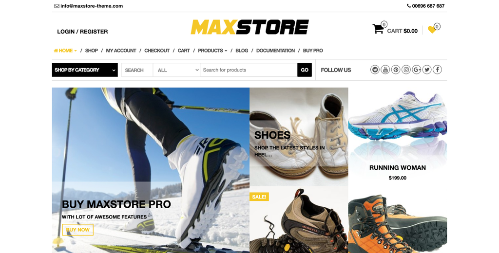 MaxStore WP WooCommerce Teması